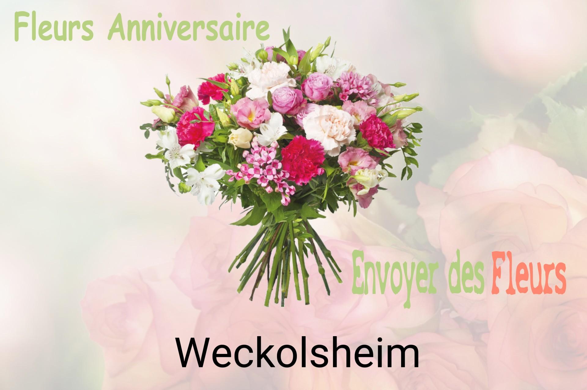 Bouquet de fleurs d’anniversaire livré à Weckolsheim
