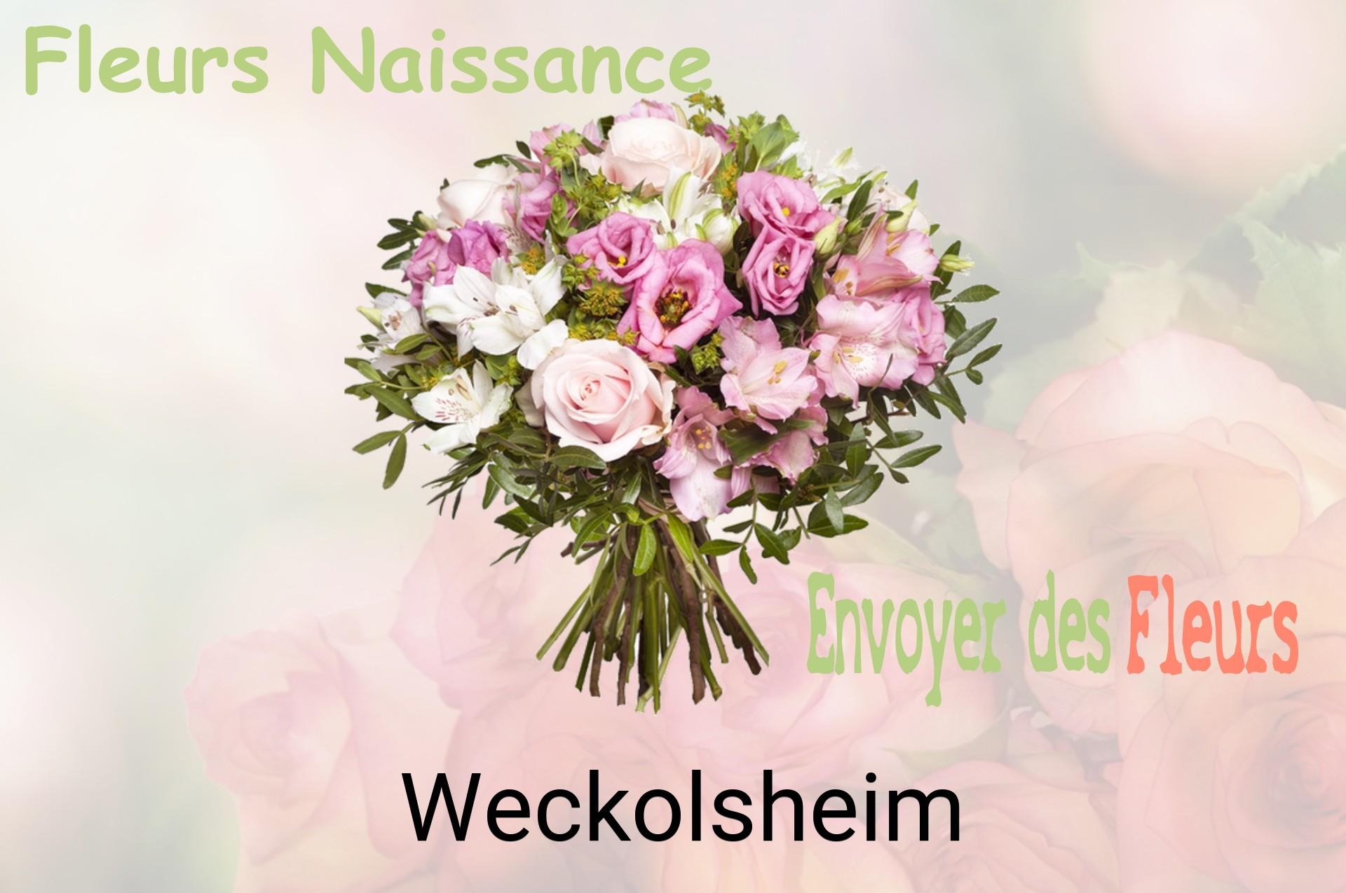 Bouquet de fleurs de naissance livré à Weckolsheim
